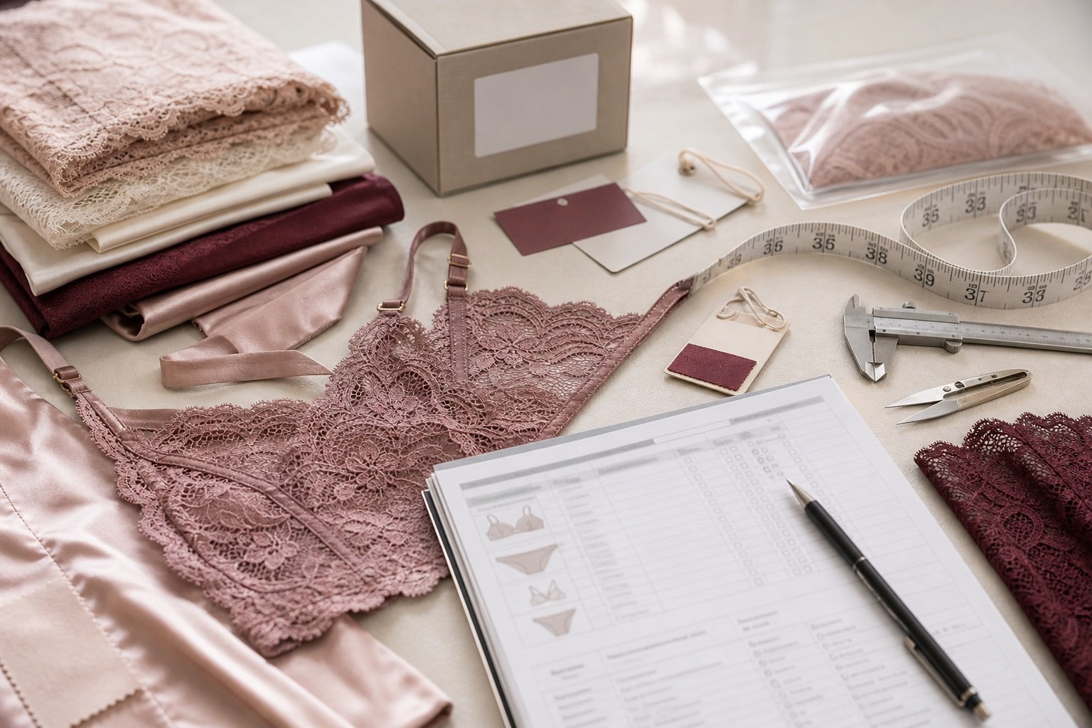 Sourcing MOQ and quality control preparation for intimate apparel production
