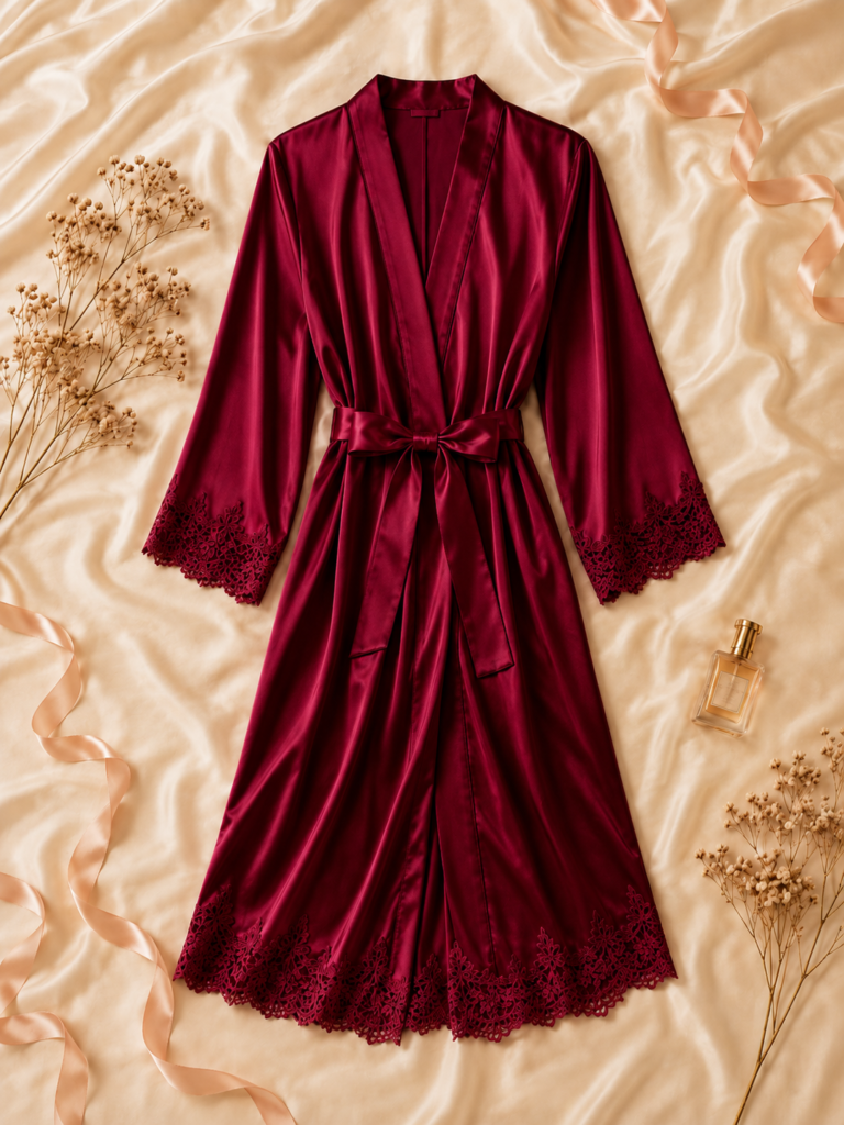 Robes & Kimonos Satin Robes product direction