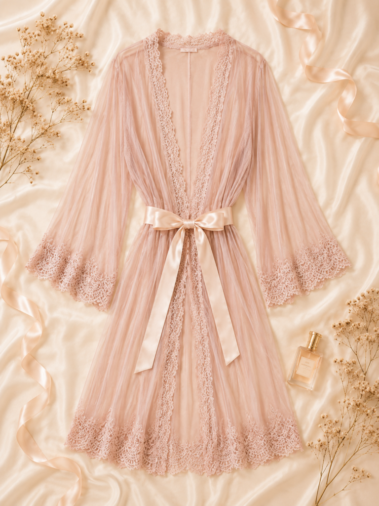Robes & Kimonos Sheer & Mesh Robes product direction